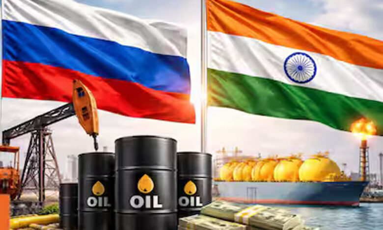 russia-oil-to-india:-जून-में-रिकॉर्ड-स्तर-पर-पहुंचा-रूसी-कच्चे-तेल-का-आयात,-बंदरगाहों-पर-टैंकरों-की-भरमार